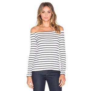 Amour Vert Knit Striped Top Xs